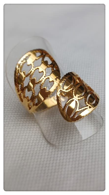 AB4 Conjunto de anéis dourados